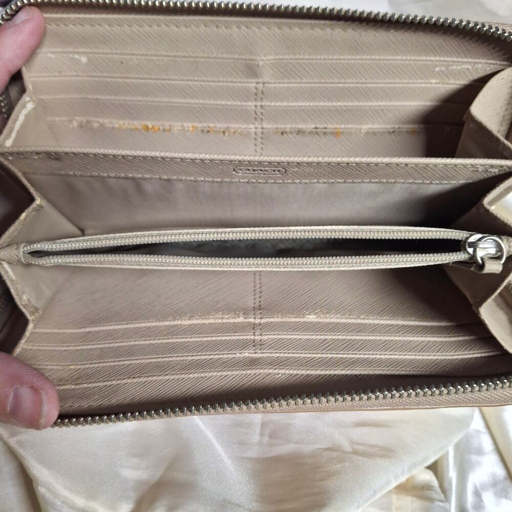 Coach Madison Maggie Op Art Shoulder Bag 22289 + Matching Wallet Dust Bag